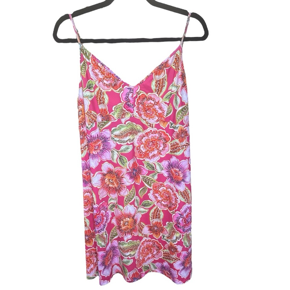 "Jade" Mari Tiered Silk Mini Dress Sz XL - NWOT - Picture 8 of 10